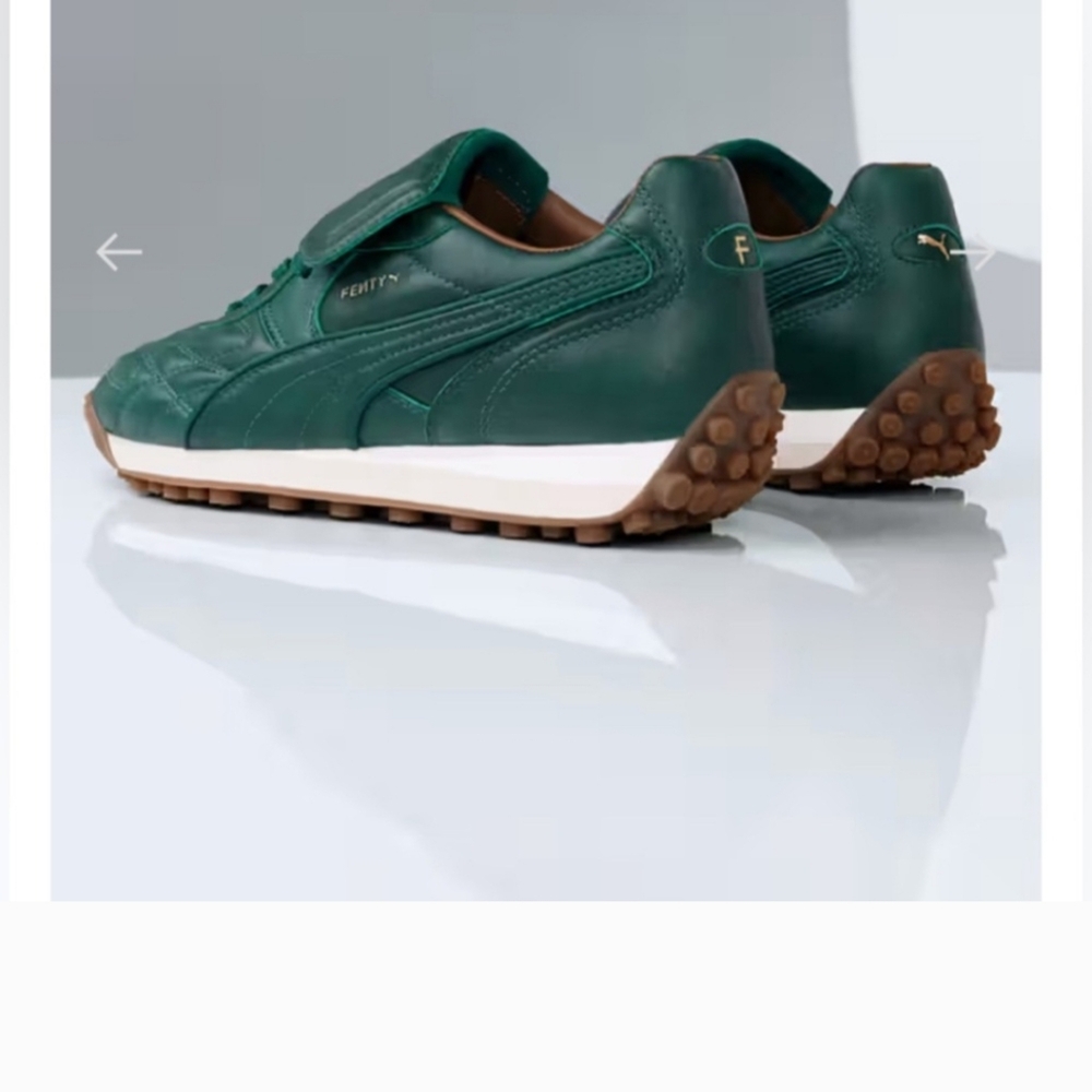 Puma‎ X Fenty green Women's Avanti VL Sneaker NWOB - Picture 4 of 6